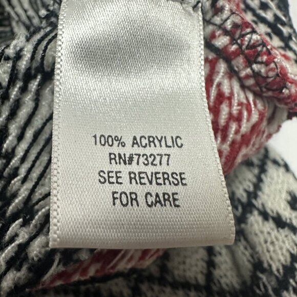 Croft and Barrow Christmas Holiday Sweater Snowflakes Size XL Vintage - Picture 10 of 11